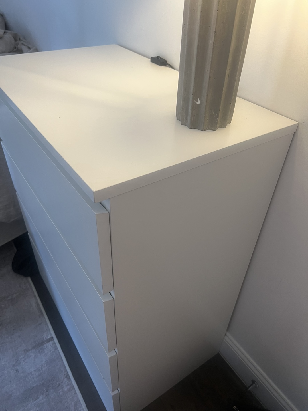 IKEA White 4-Drawer Dresser - photo 5