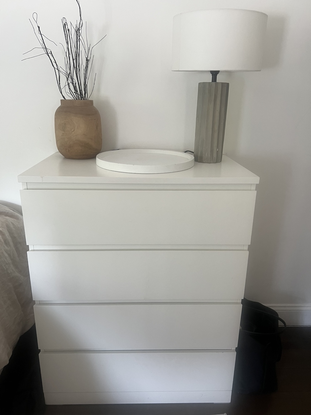 IKEA White 4-Drawer Dresser