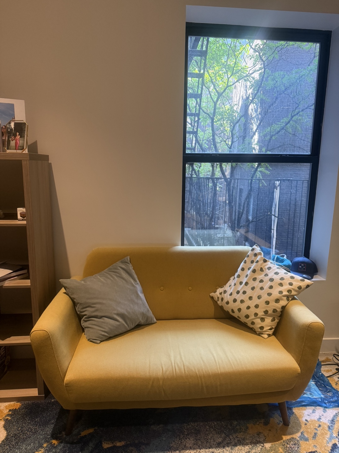 Beautiful Yellow Statement Couch for Free