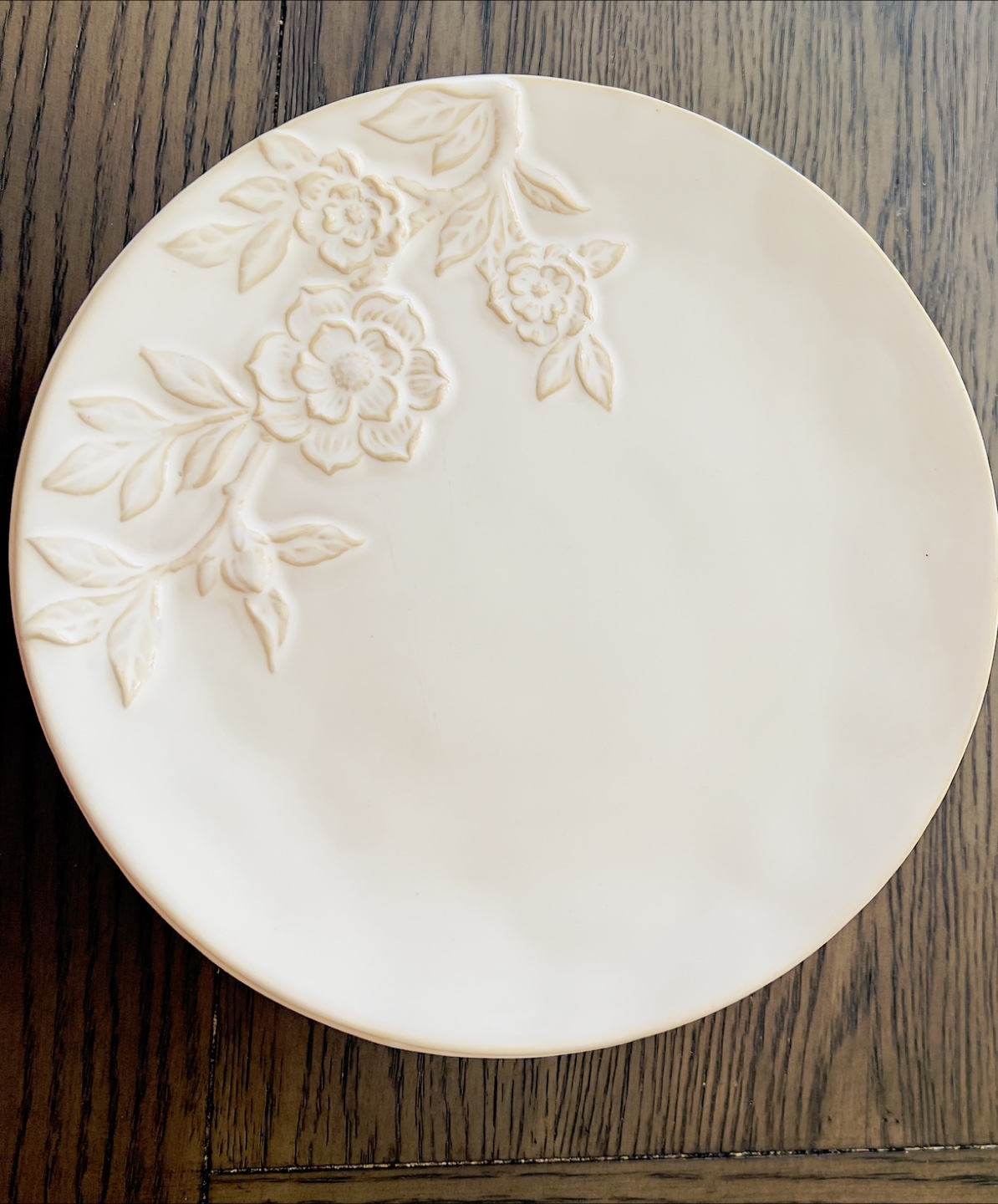 Floral Embossed Dinner Plates (Set of 12) - photo 5