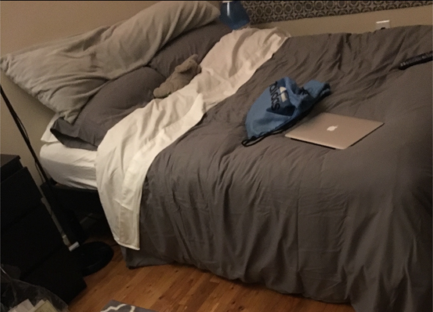 West Elm Black Bed Frame - Full Size - photo 2