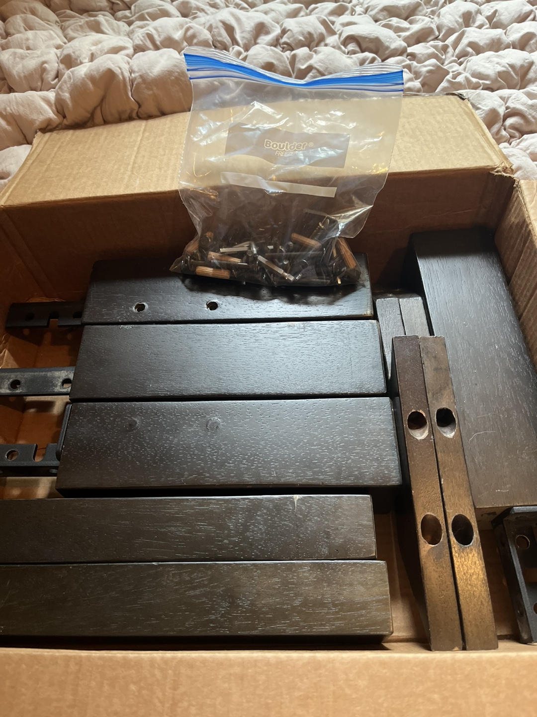 West Elm Black Bed Frame - Full Size - photo 5