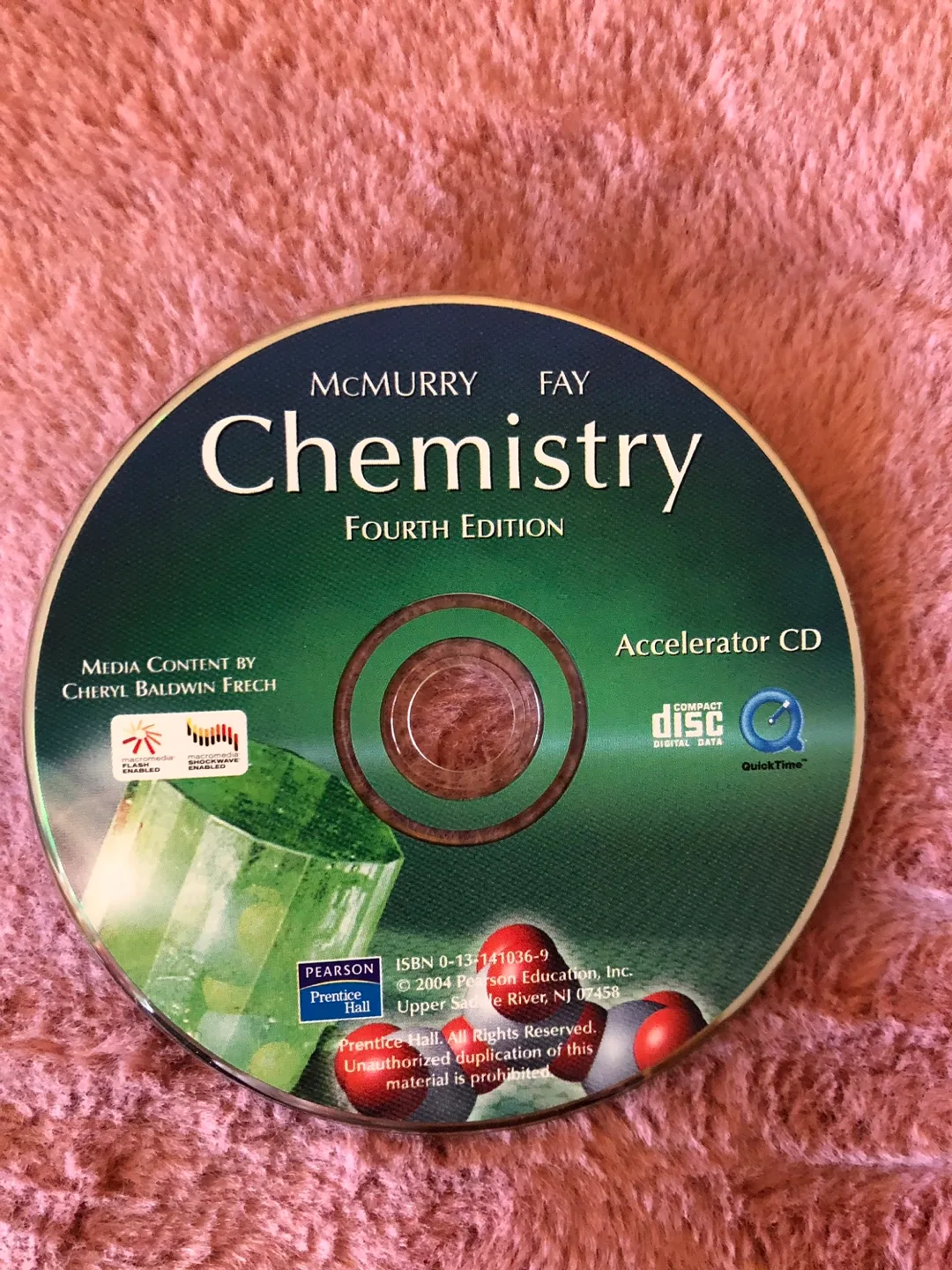 McMurry Fay Chemistry Fourth Edition Accelerator CD - #freecycle thumbnail