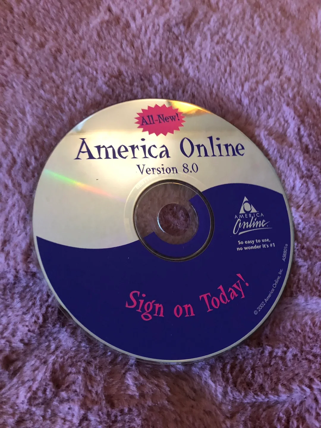 America Online Version 8.0 CD - #freecycle thumbnail