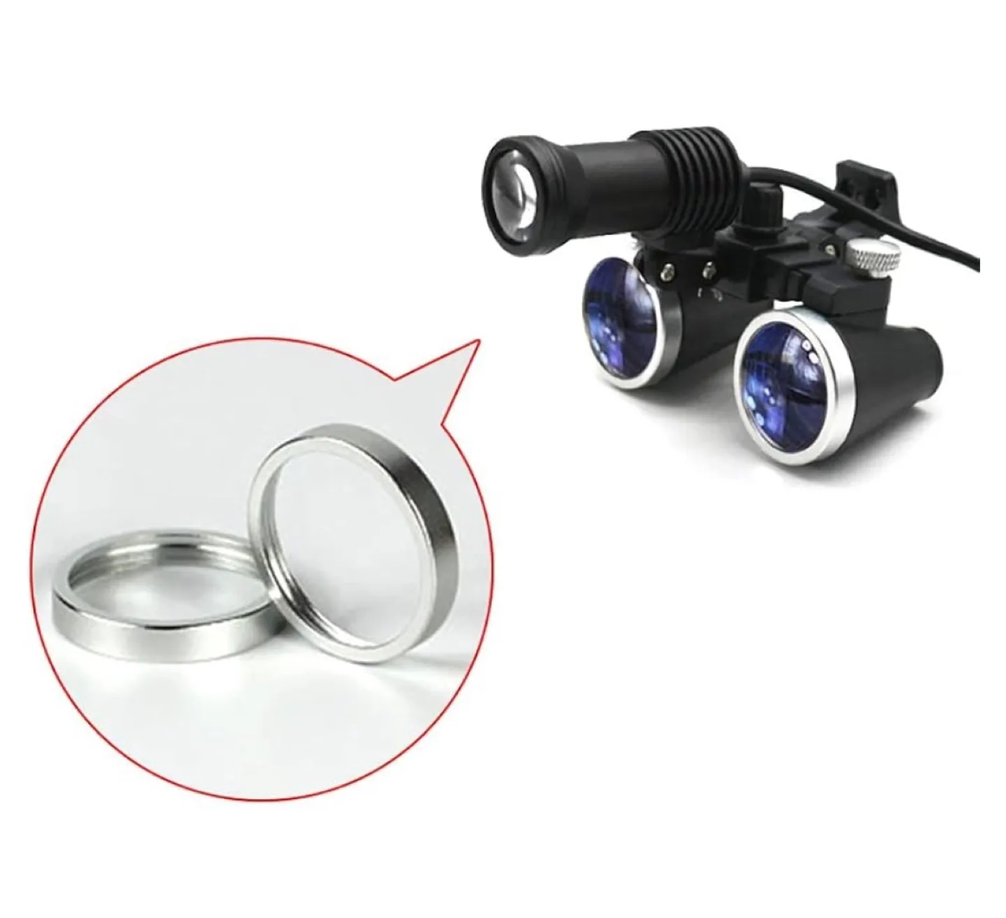 PROTECTOR 2.5X/3.5X LOUPES with LED Headlight image indicator(4)