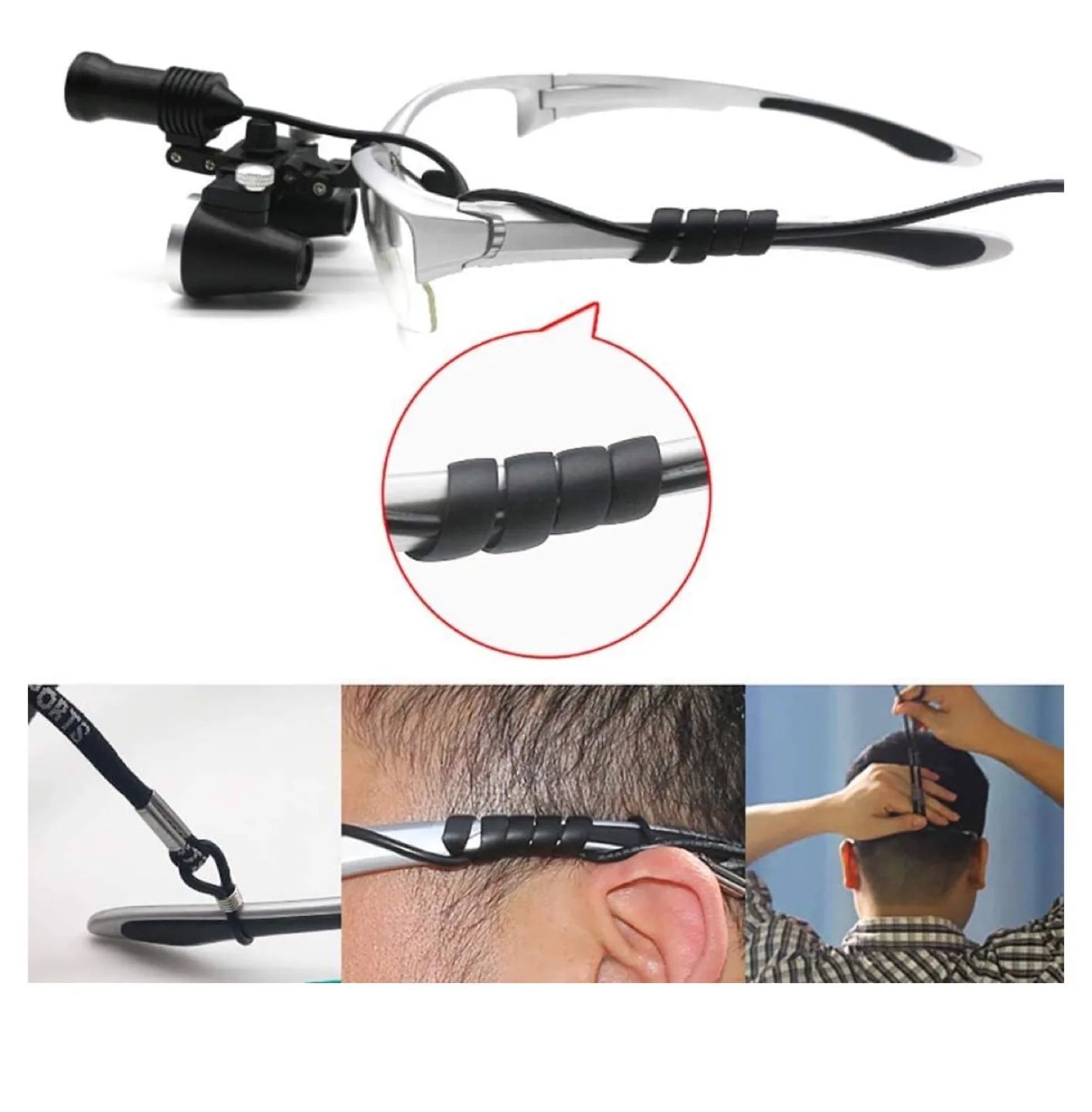 PROTECTOR 2.5X/3.5X LOUPES with LED Headlight image indicator(5)