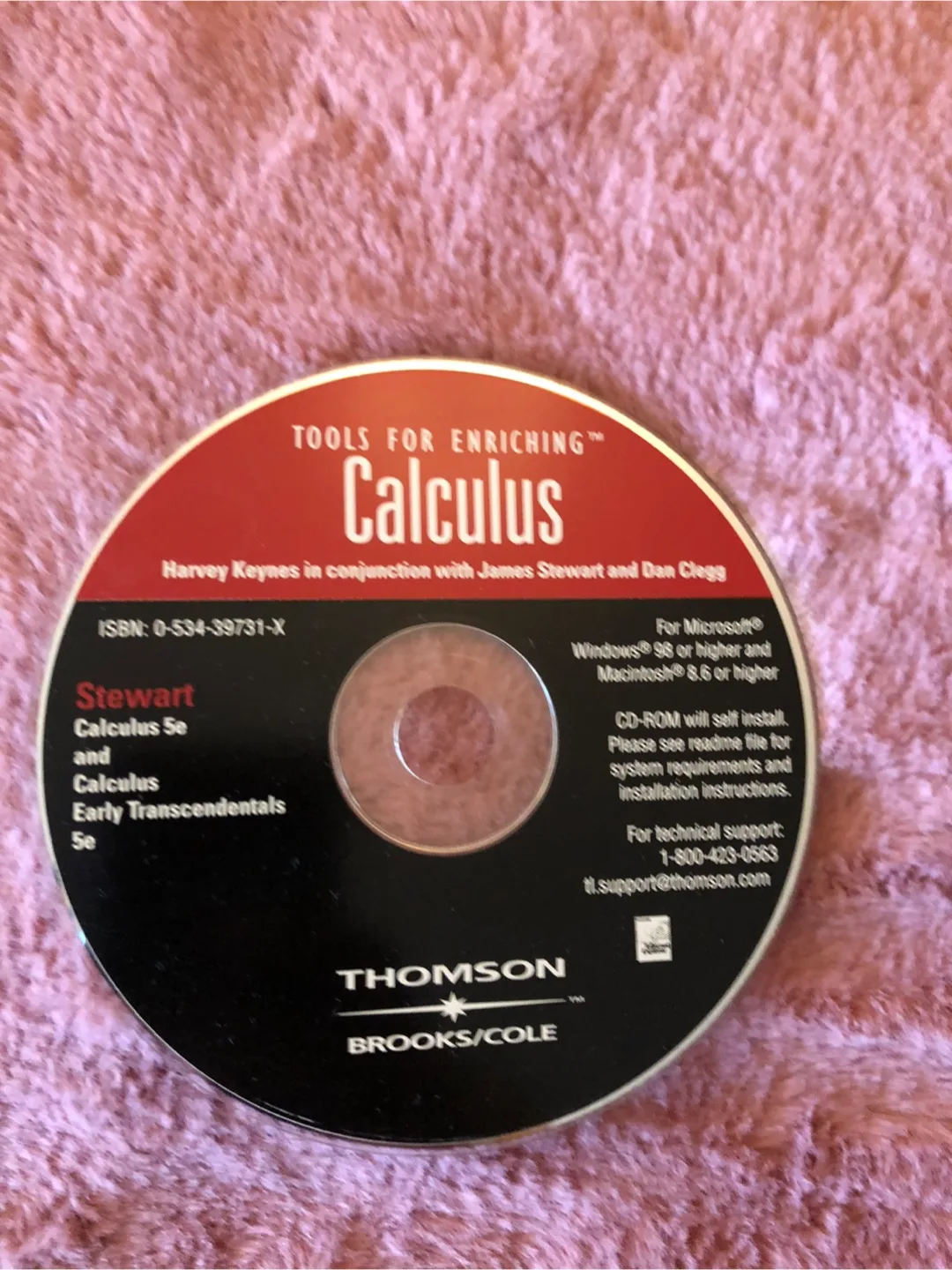 Calculus 5e CD-ROM - #freecycle thumbnail