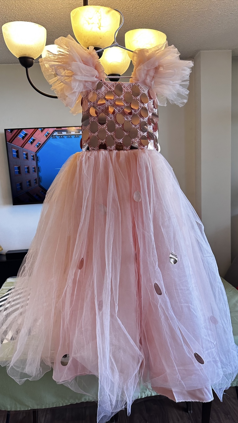 Pink Tulle Dress with Sequin Bodice - photo 5