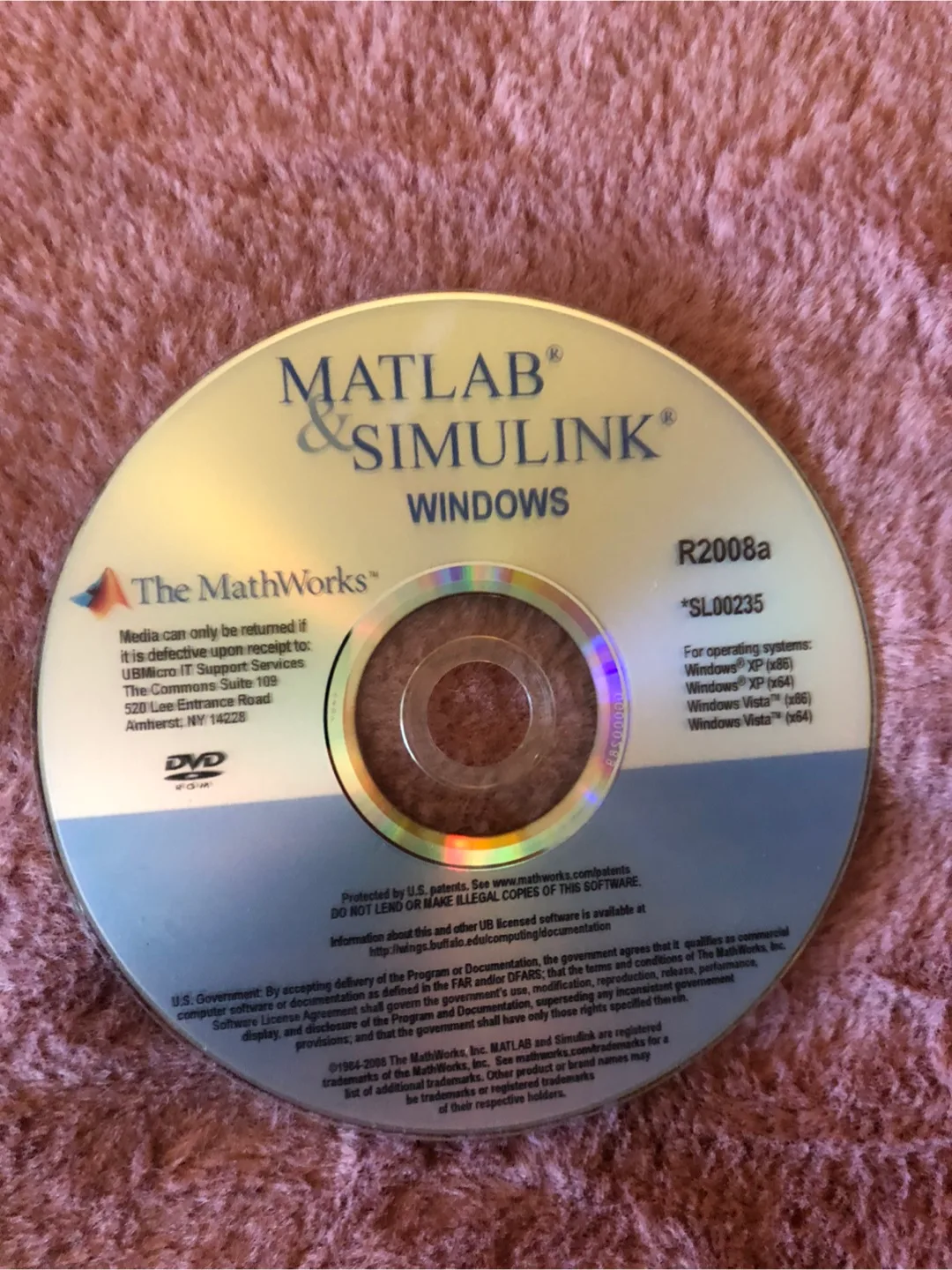 MATLAB & Simulink Windows R2008a Software - #freecycle thumbnail