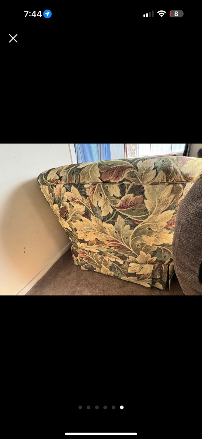 Floral Pattern Armchair - photo 5