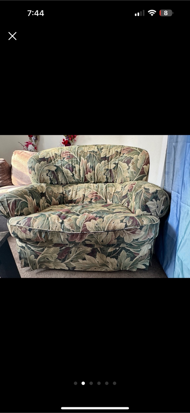 Floral Pattern Armchair - photo 3