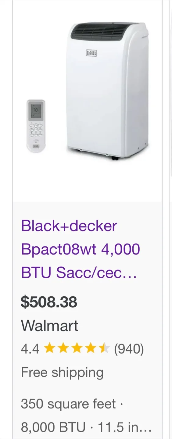 Black+Decker Portable Air Conditioner image indicator(3)