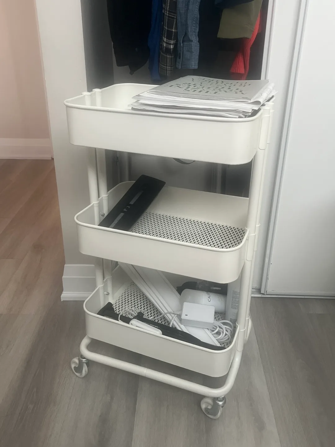 IKEA Raskog Utility Cart - White thumbnail