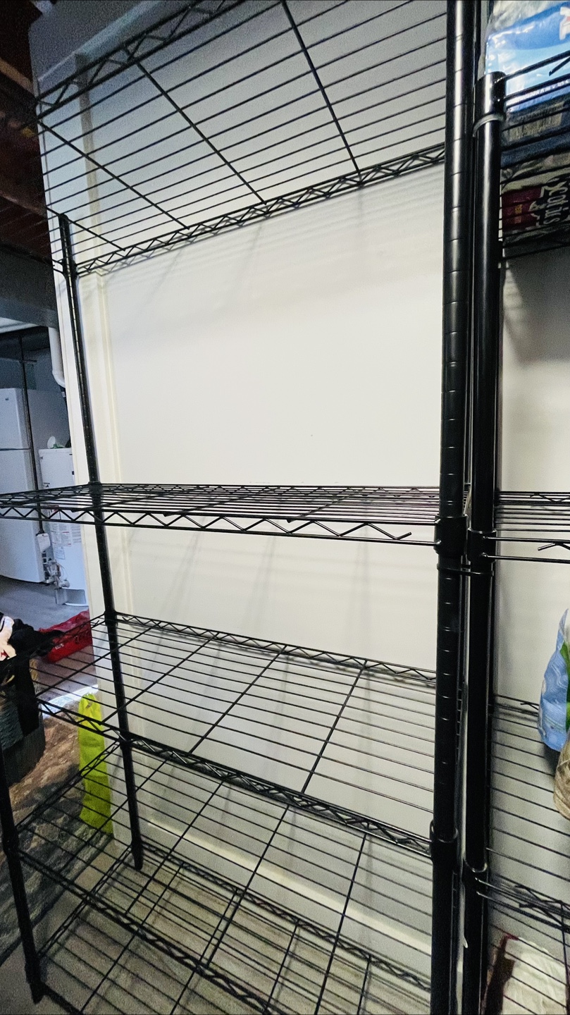 4 Black Wire Shelving Unit $80 for all! Must go before June 28! - photo 4