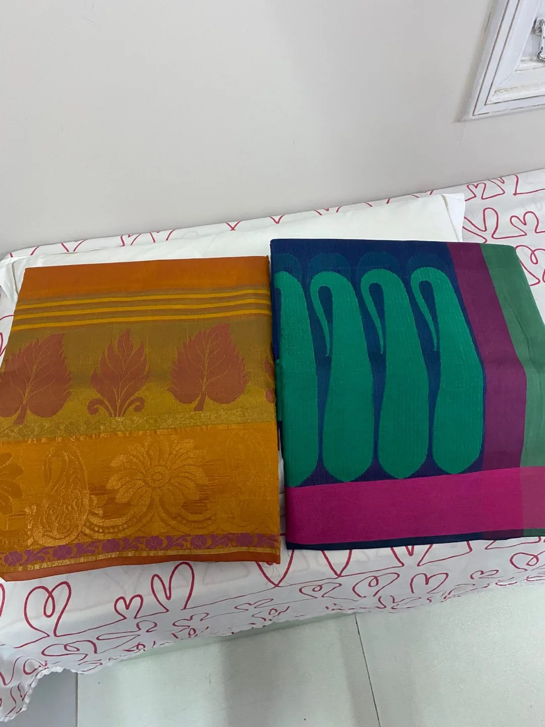 Two Colourful Sarees thumbnail