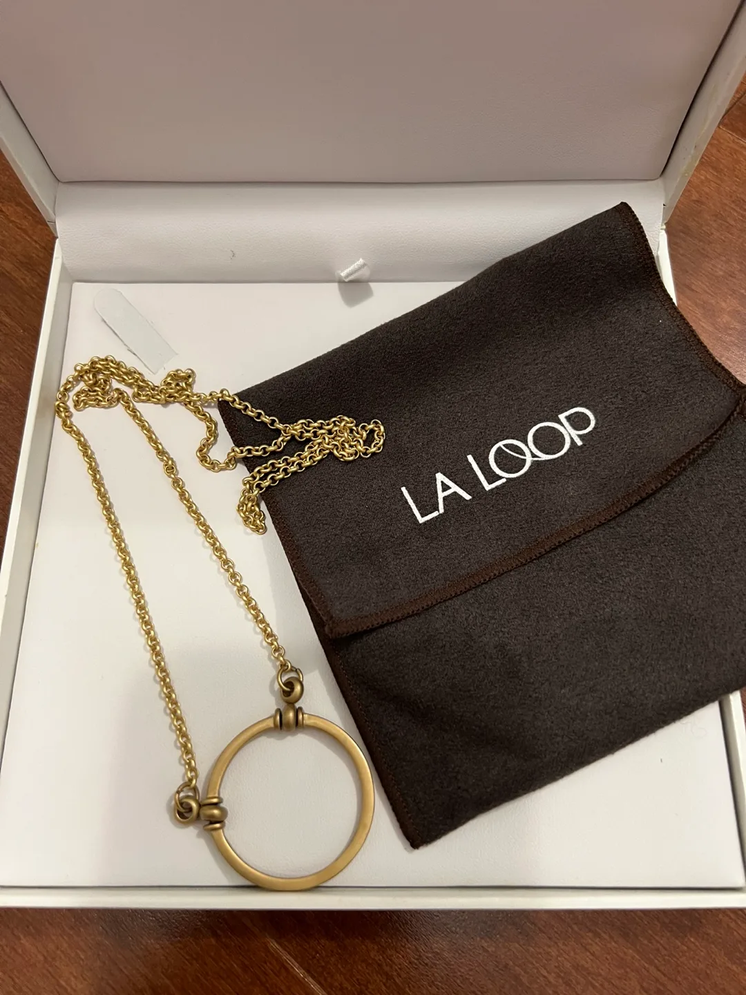 La Loop Necklace - Gold thumbnail