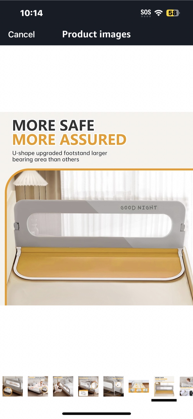 Foldable Swing Bed Rails - Bedtime Safety - photo 3