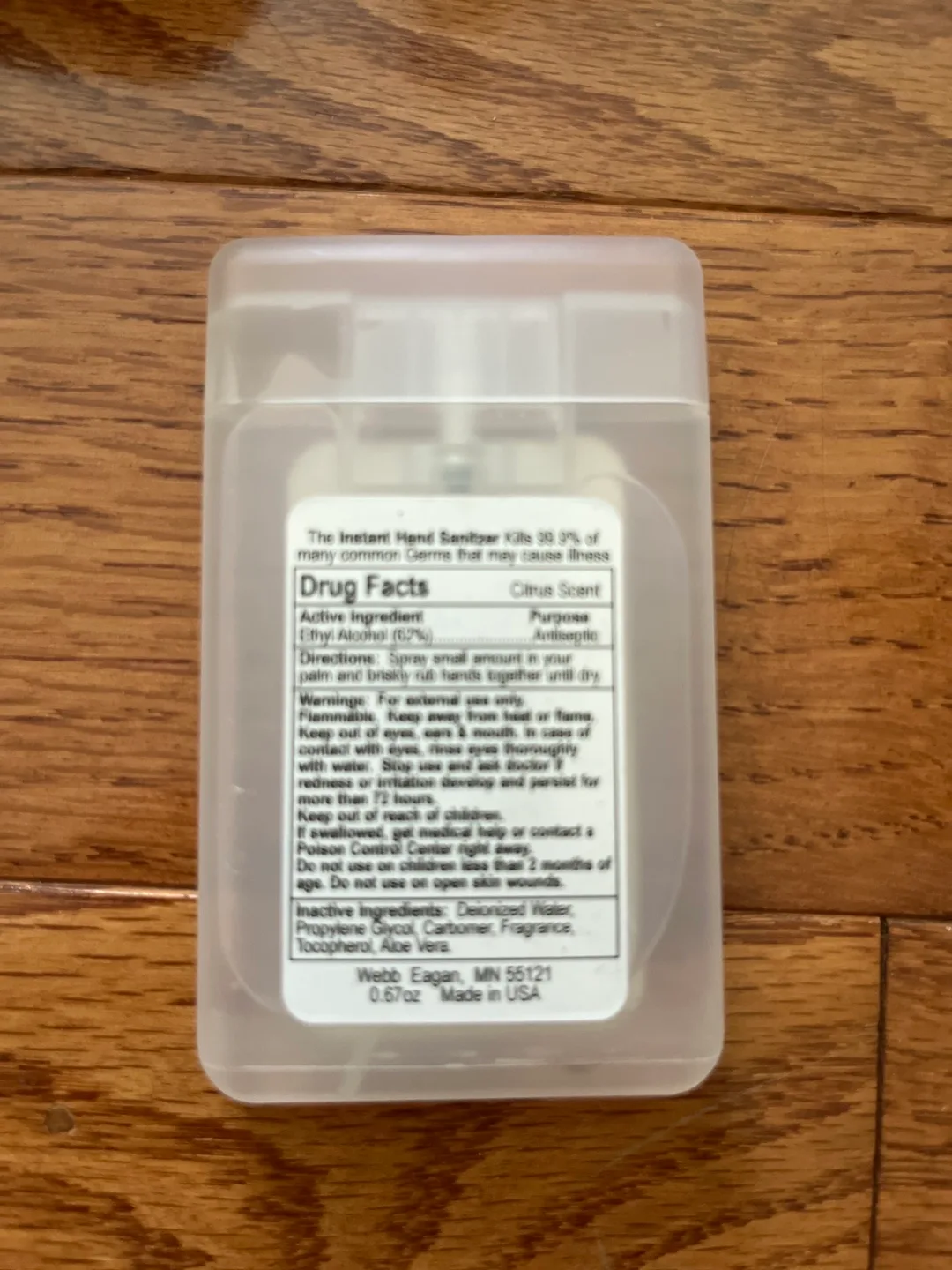 #Freecycle Hand Sanitizer - 0.67oz thumbnail