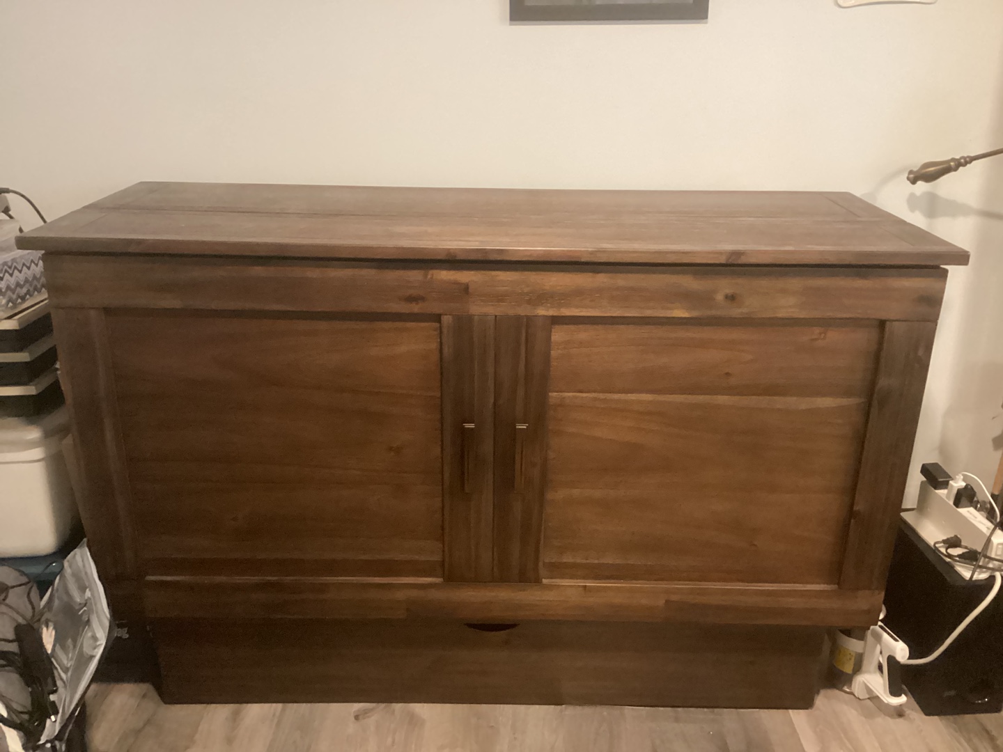 Wooden bed Cabinet