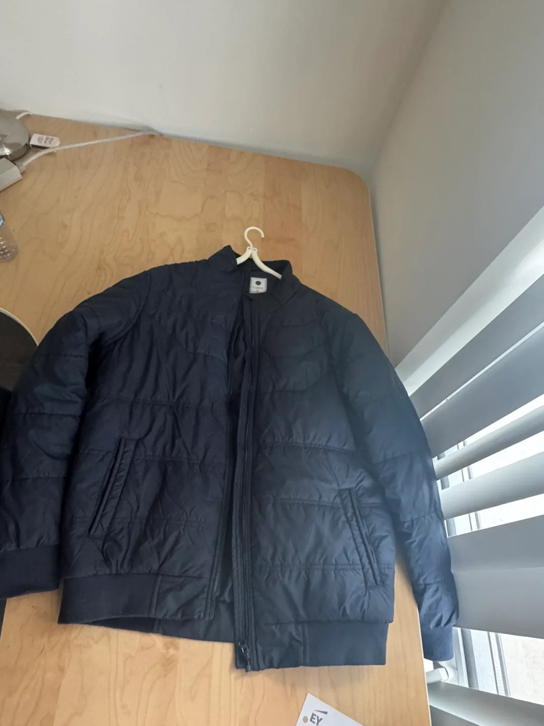 Move out sale - Limited edition- Symbol XL Navy Puffer Jacket thumbnail