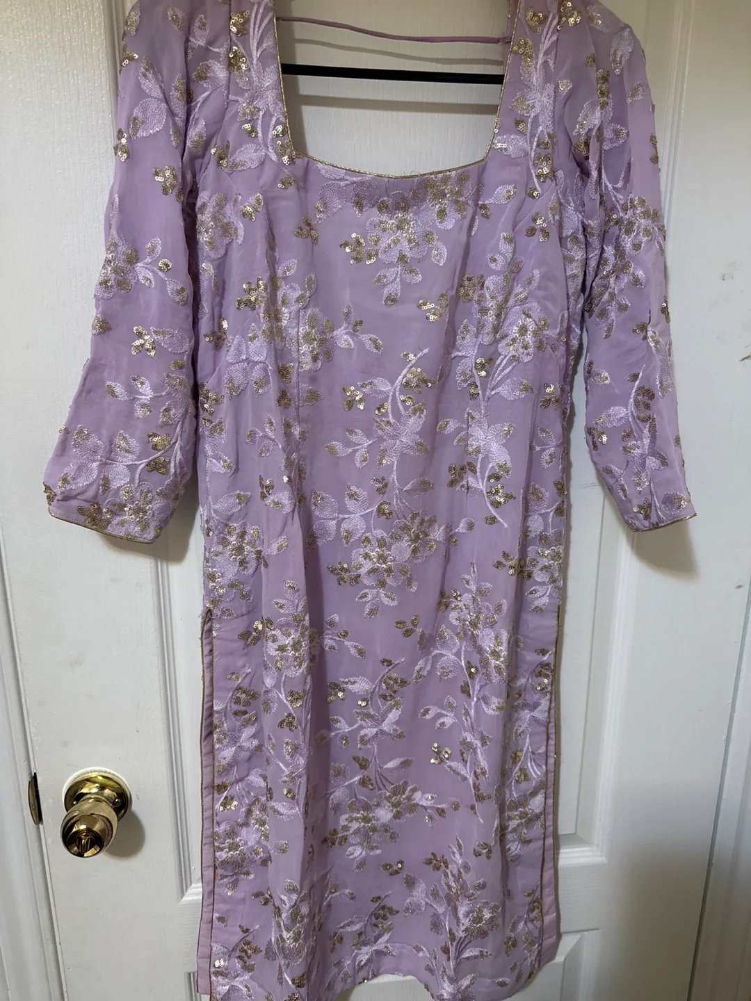 Lilac Embroidered Salwar Kameez thumbnail