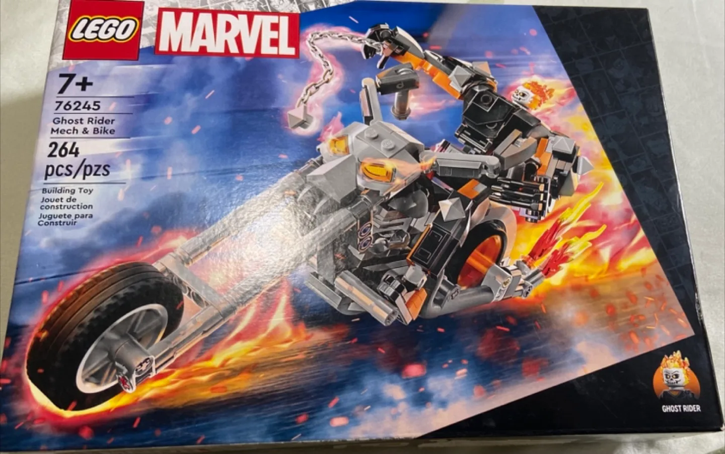 LEGO Marvel Ghost Rider Mech & Bike 76245 thumbnail