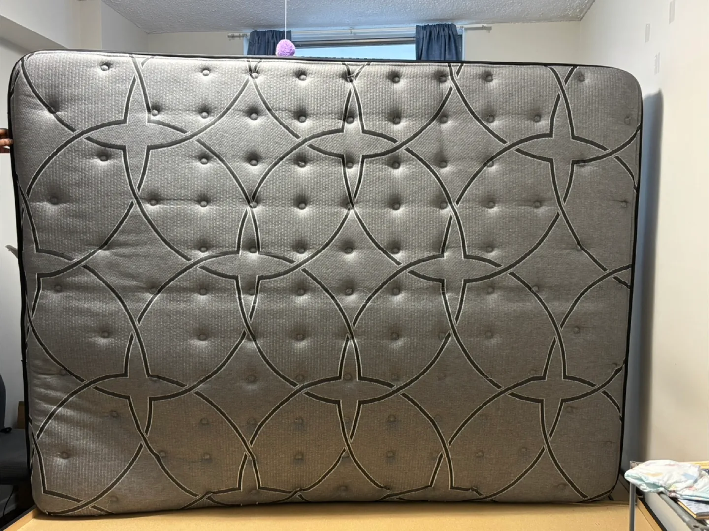 Move out sale for queen size Bed with mattress image indicator(5)