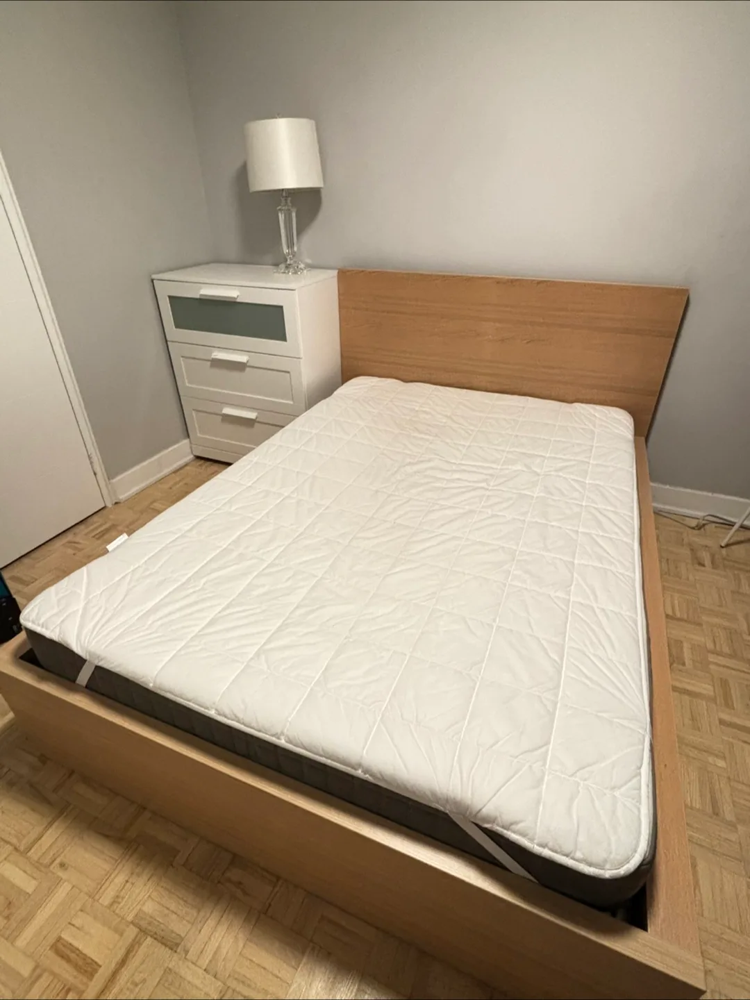 Selling IKEA Queen Size Bed Frame & Mattress thumbnail