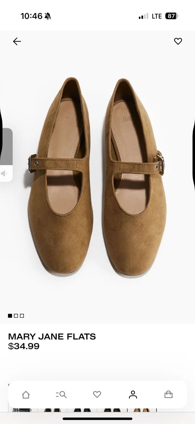 NEW! H&M White Sneakers and brown Maryjane’s - Size 7 (New) image indicator(4)