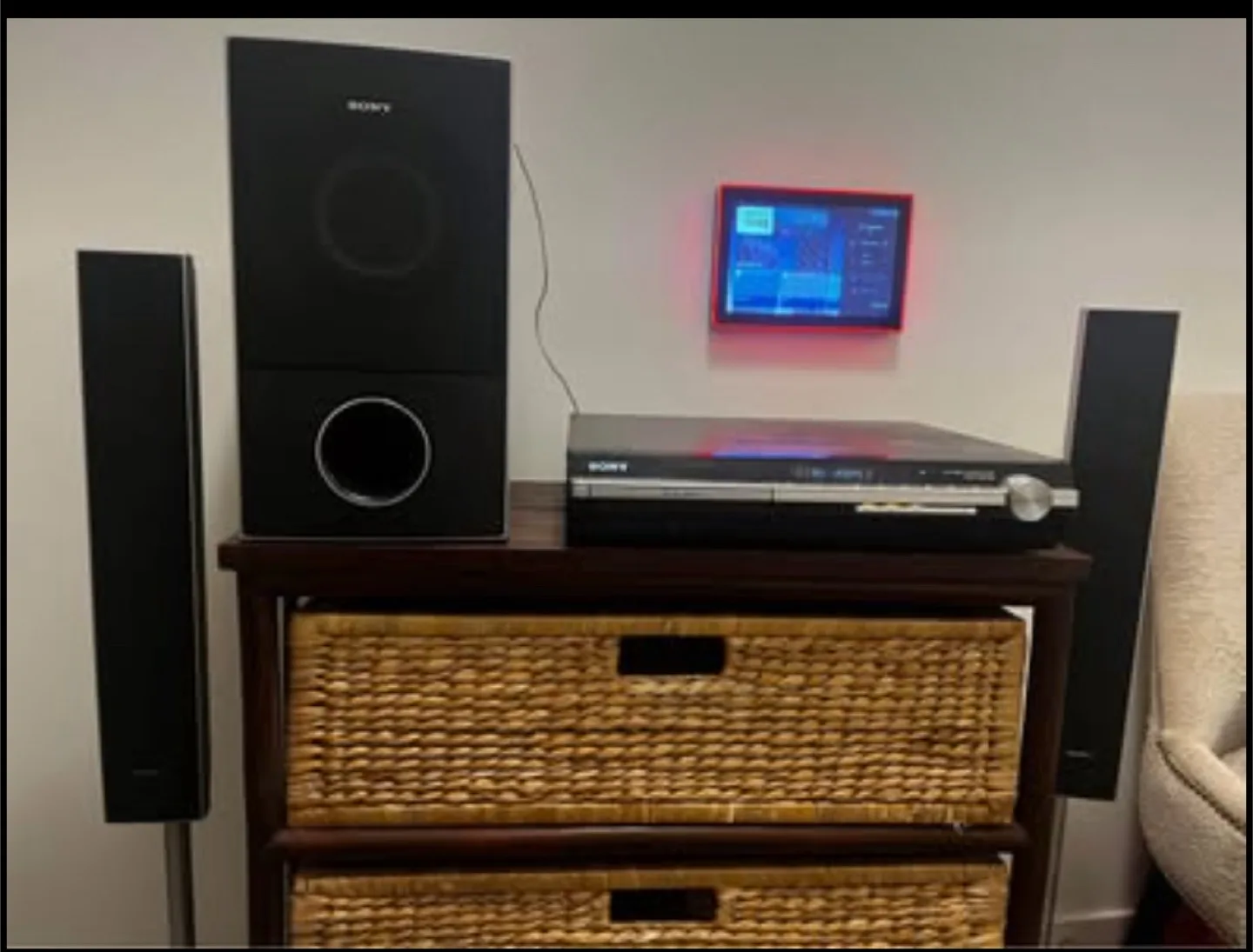 Complete Sony 5.1 Home Thwith Subwoofer SONY® MODEL NO. SS-CT71 thumbnail