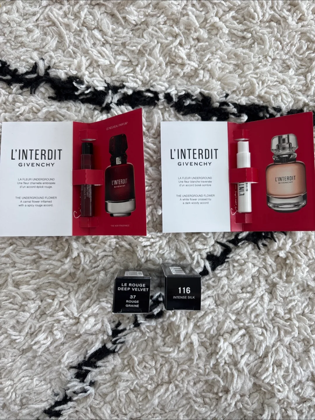 Givenchy L'Interdit & Le Rouge Deep Velvet Samples image indicator(2)