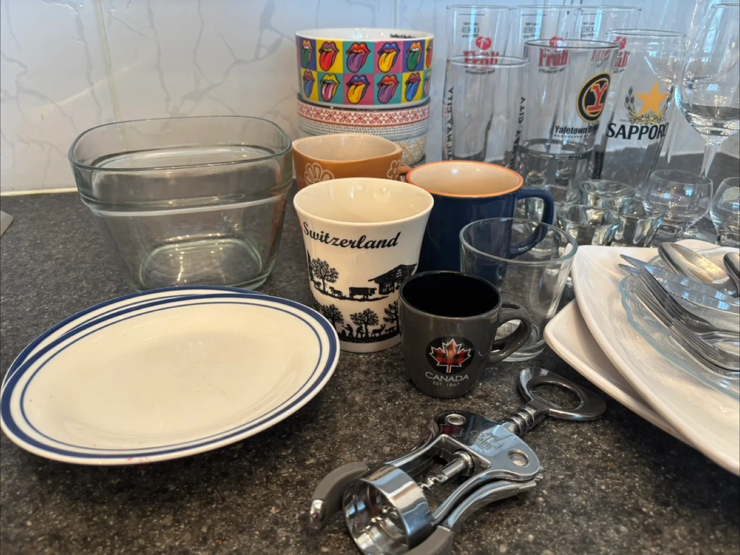 Assorted Glasses, Mugs, Plates and more! image indicator(5)