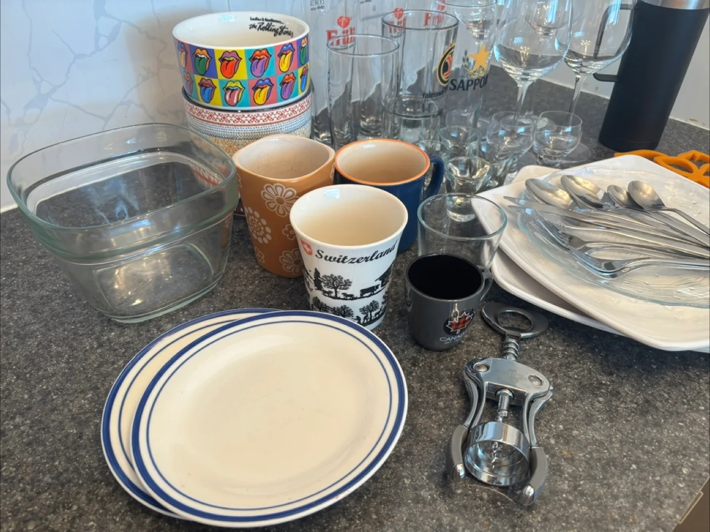 Assorted Glasses, Mugs, Plates and more! image indicator(2)