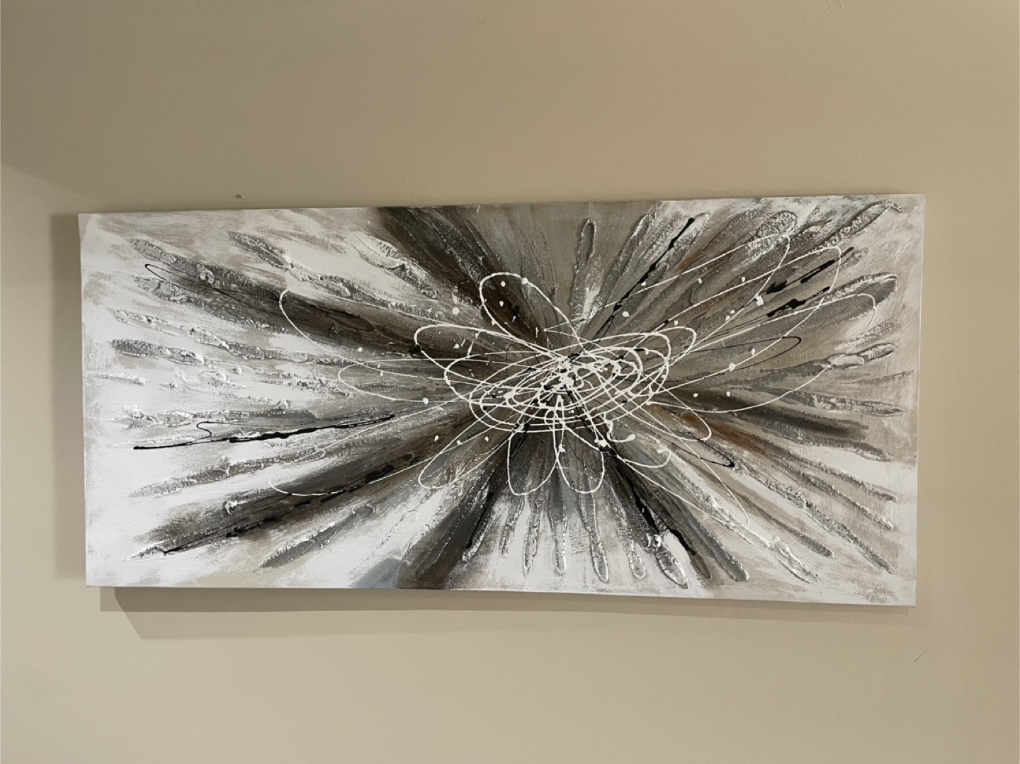 Abstract painting wall art