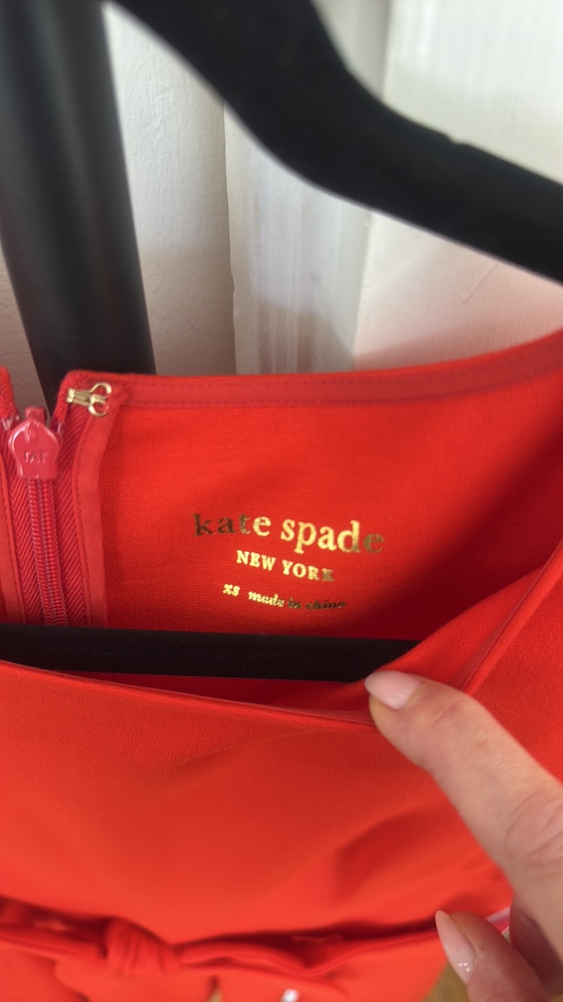 Kate Spade Red Dress - Size XS - photo 3