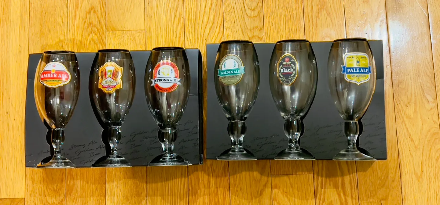 Set of 6 Beer Glasses - 500 mL thumbnail