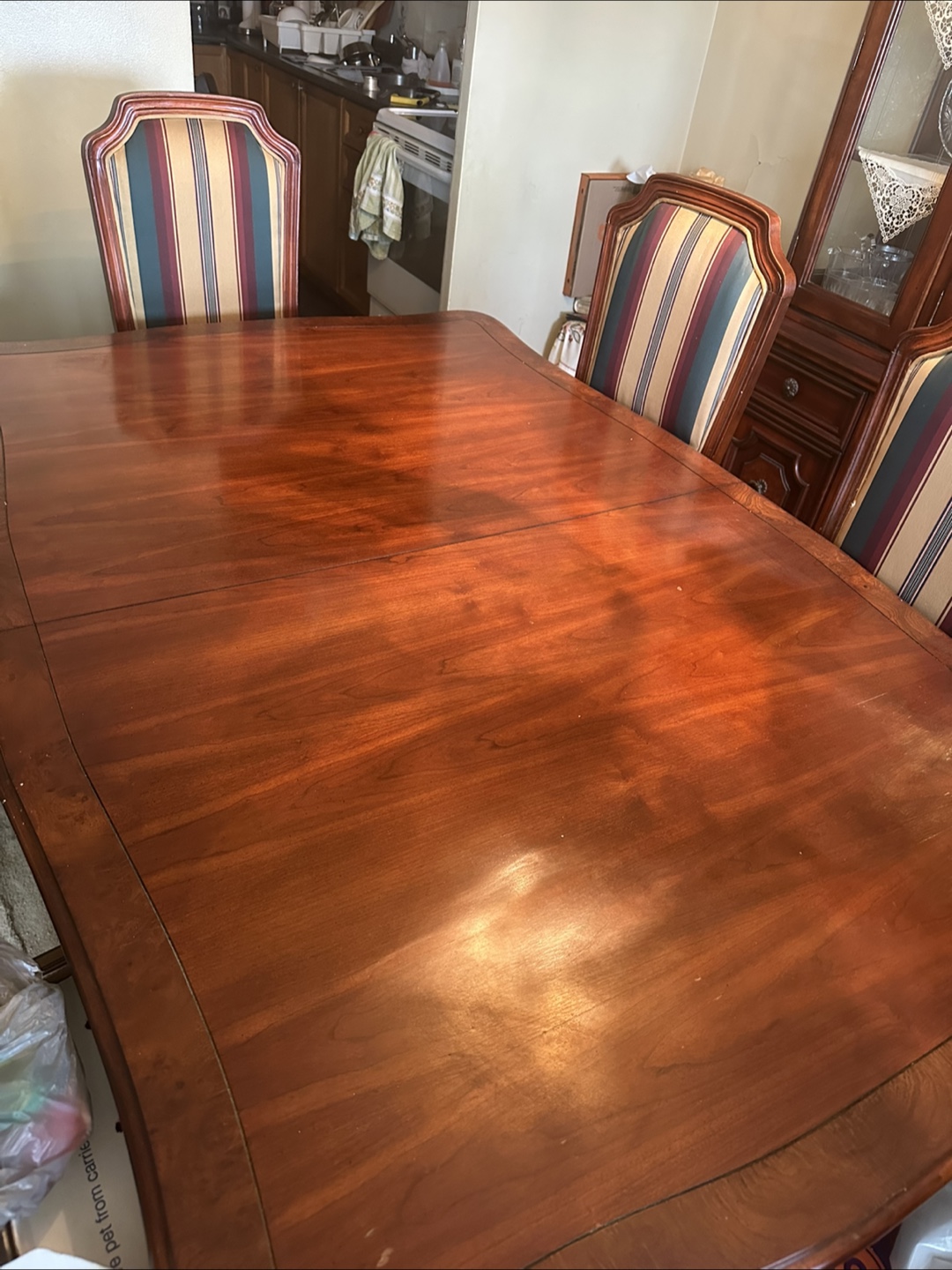 Dining Room Table with Chairs & Cabinet - photo 2
