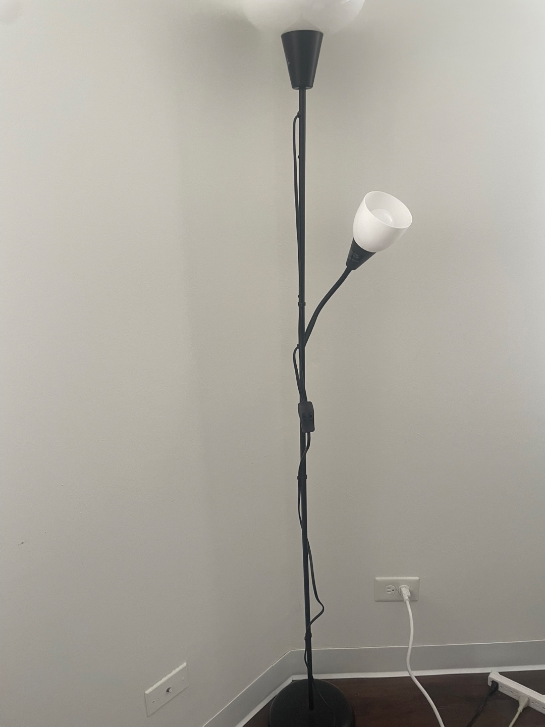 Two Floor Lamp - Black