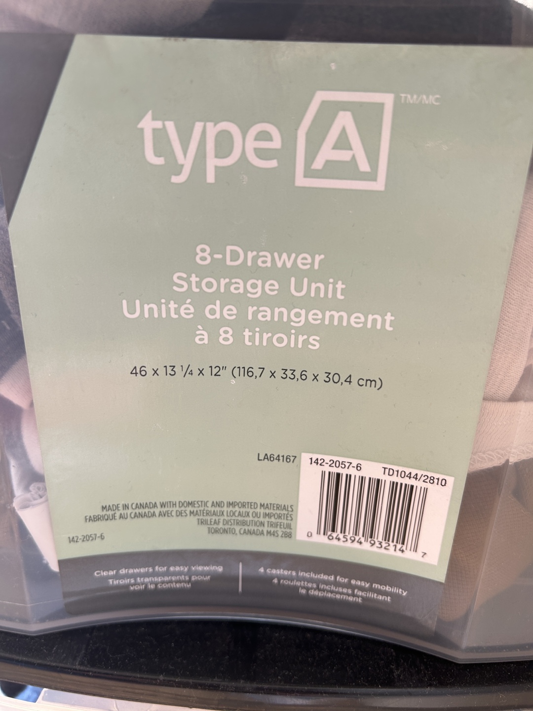Type A 8-Drawer Storage Unit - photo 2