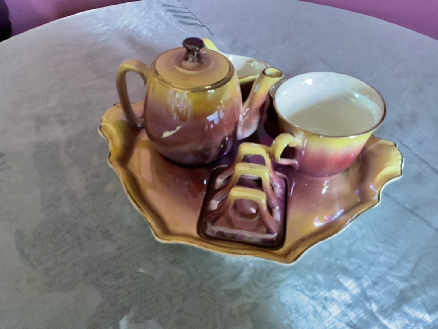 VINTAGE ROYAL WINTON BREAKFAST SET - photo 2