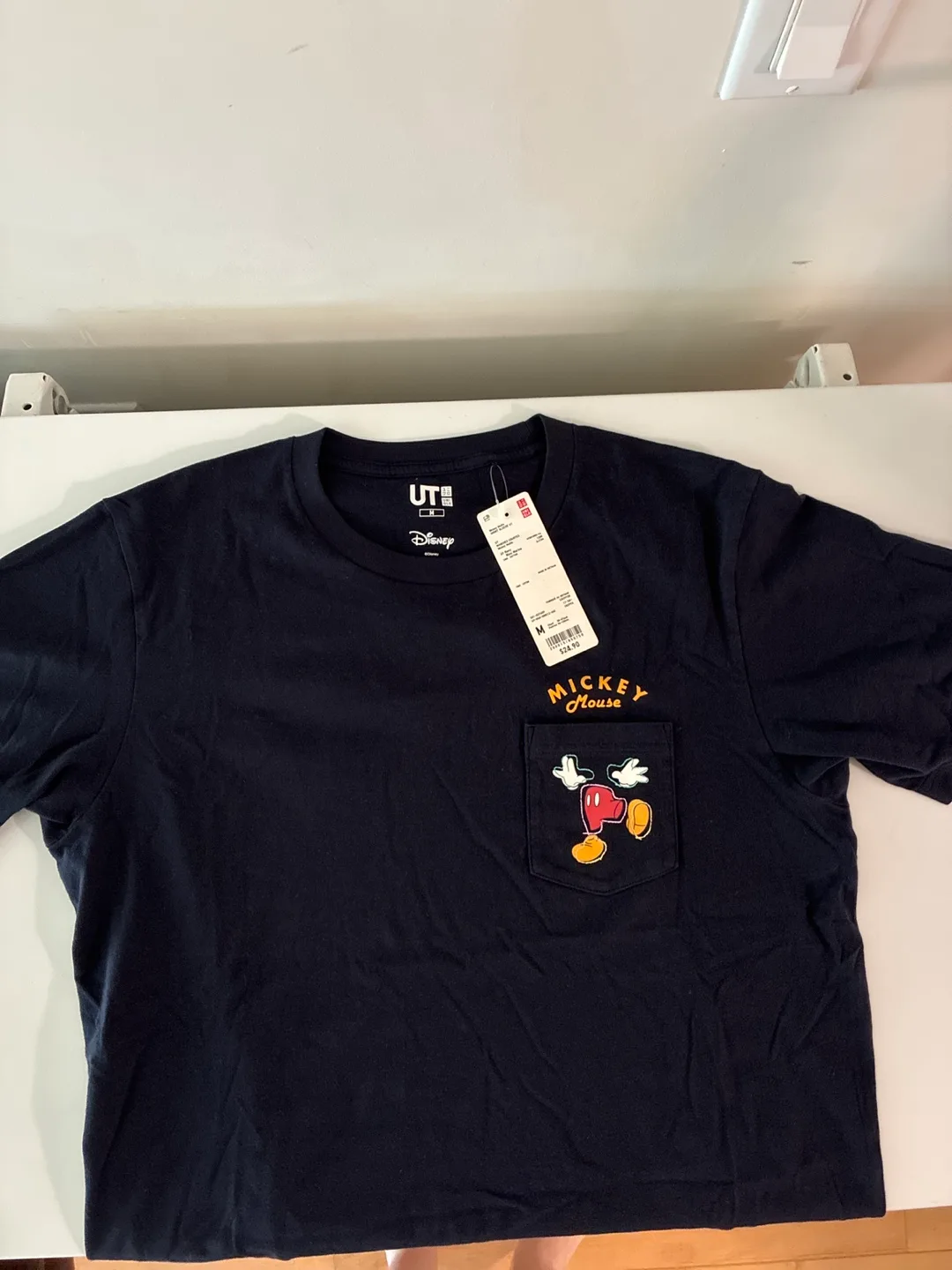 New Uniqlo x Disney Mickey Mouse T-Shirt, Size M thumbnail