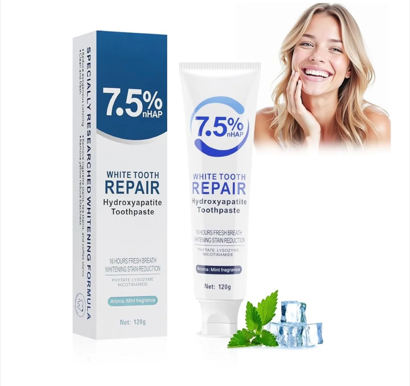 White Tooth Repair Hydroxyapatite Toothpaste thumbnail