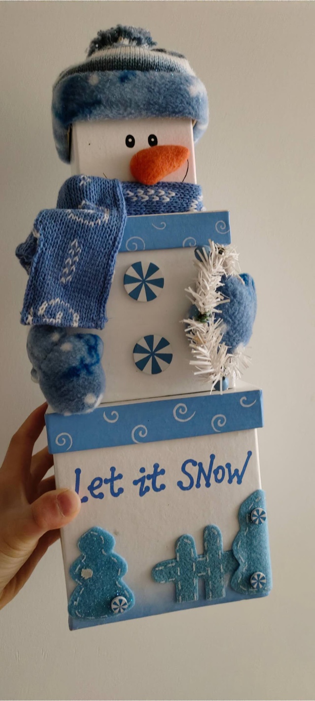 Snowman gift box - Let it Snow
