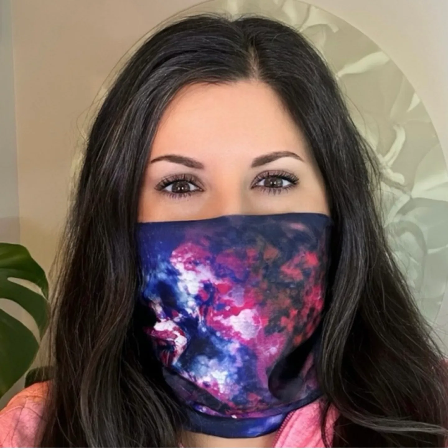 Wy Summer Galaxy Print Neck Warmer Face Mask Tube Bandana Gator thumbnail