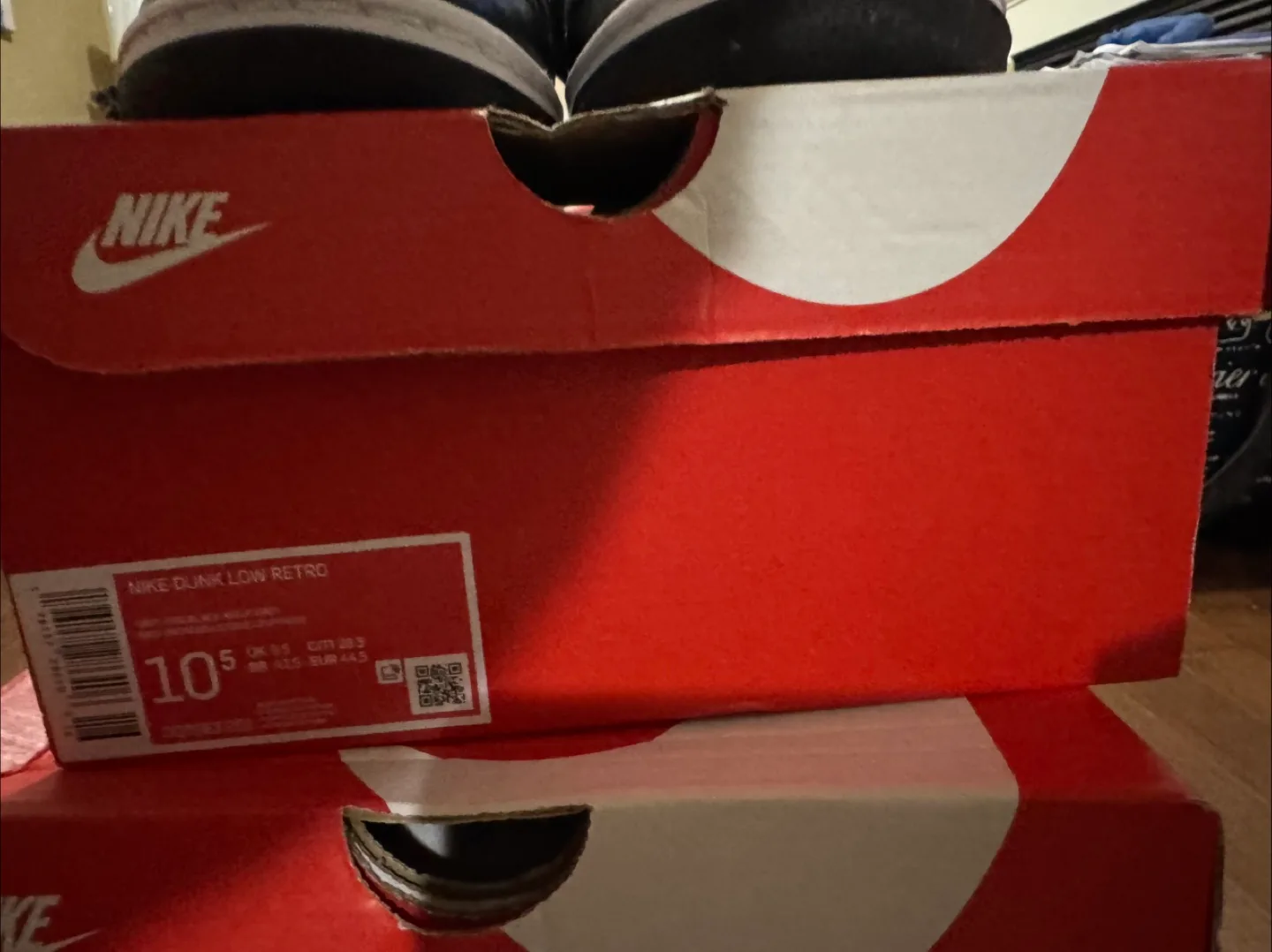 Nike Dunk Low Retro Black size 10.5 image indicator(6)