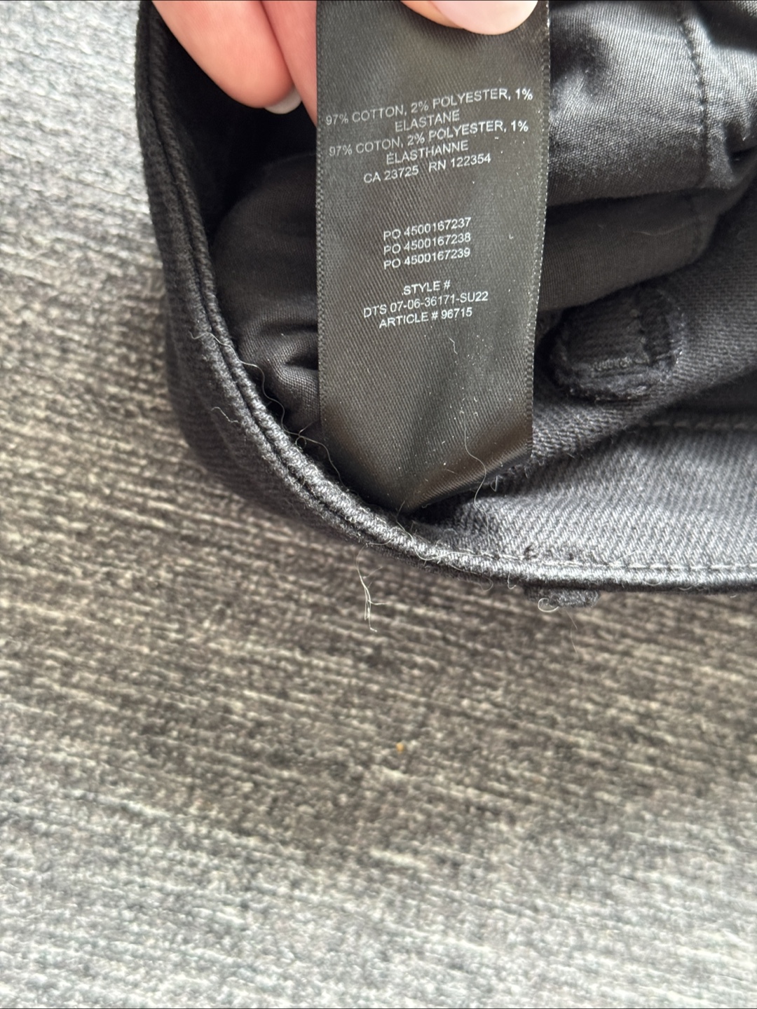 Wilfred Free Black Denim Shorts - Size 4 - photo 3