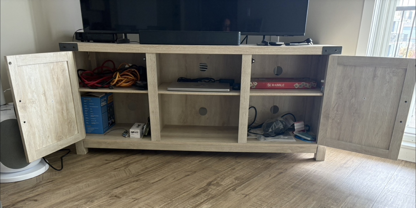 Rustic TV Stand with Barn Doors - photo 2