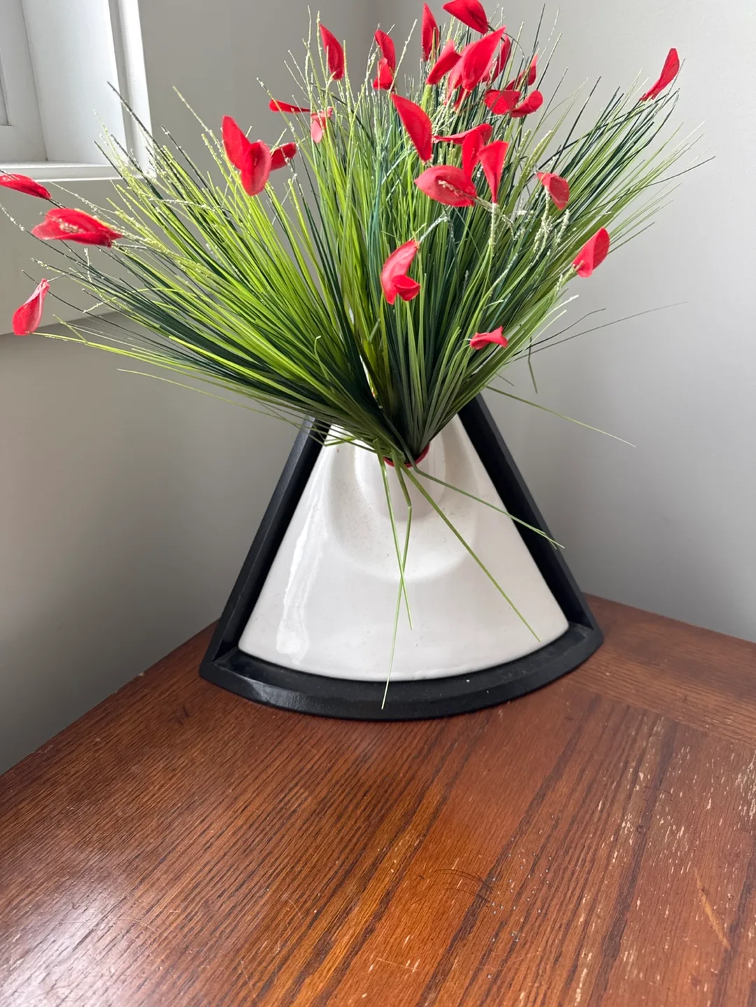 Decorative Floral Arrangement with Vase thumbnail