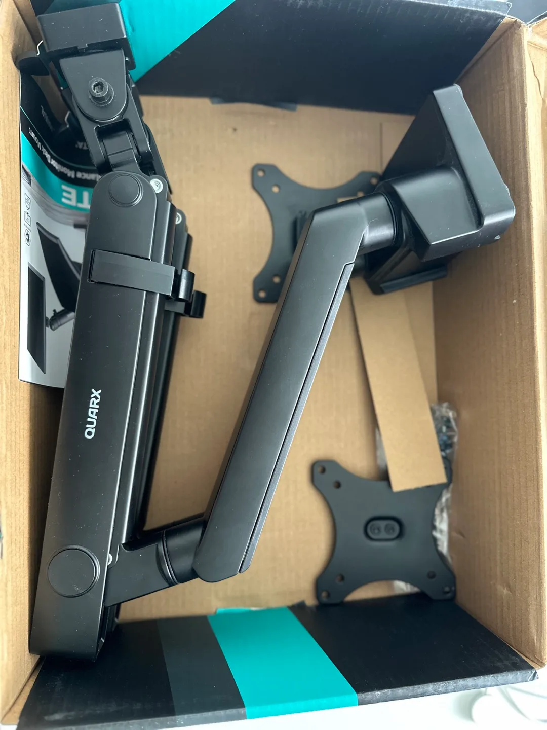 Quarx Flyte Dual Arm Monitor Mount - Like New! image indicator(3)