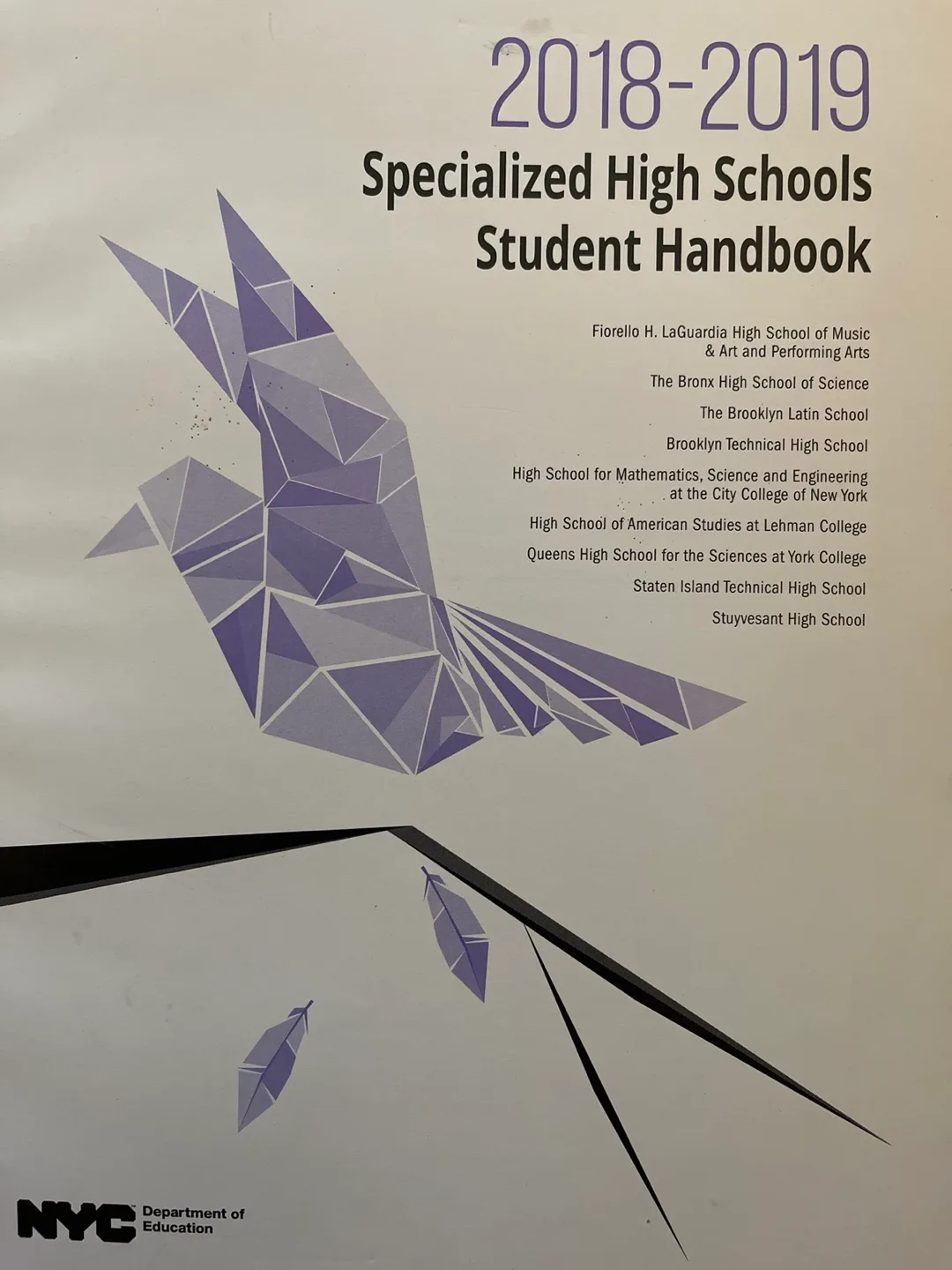 #Freecycle 2018-2019 Specialized High Schools Student Handbook thumbnail
